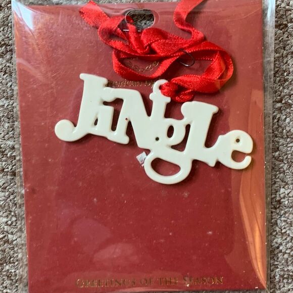 NWT LENOX JINGLE Porcelain Christmas Ornament - Picture 2 of 5